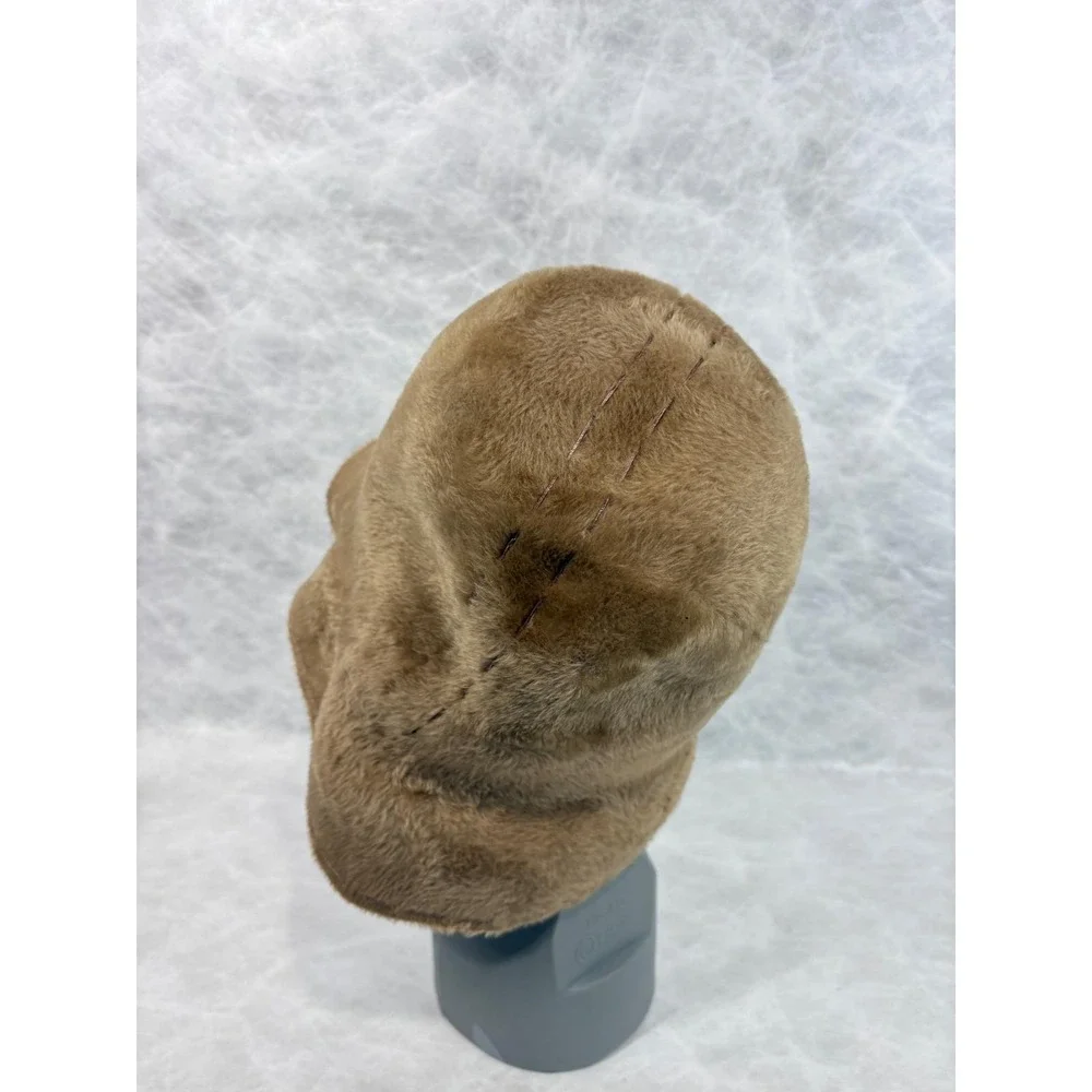 Vintage Betmar New York‎ Paris Faux Fur Bucket Hat Camel Tan Aura Mid Century